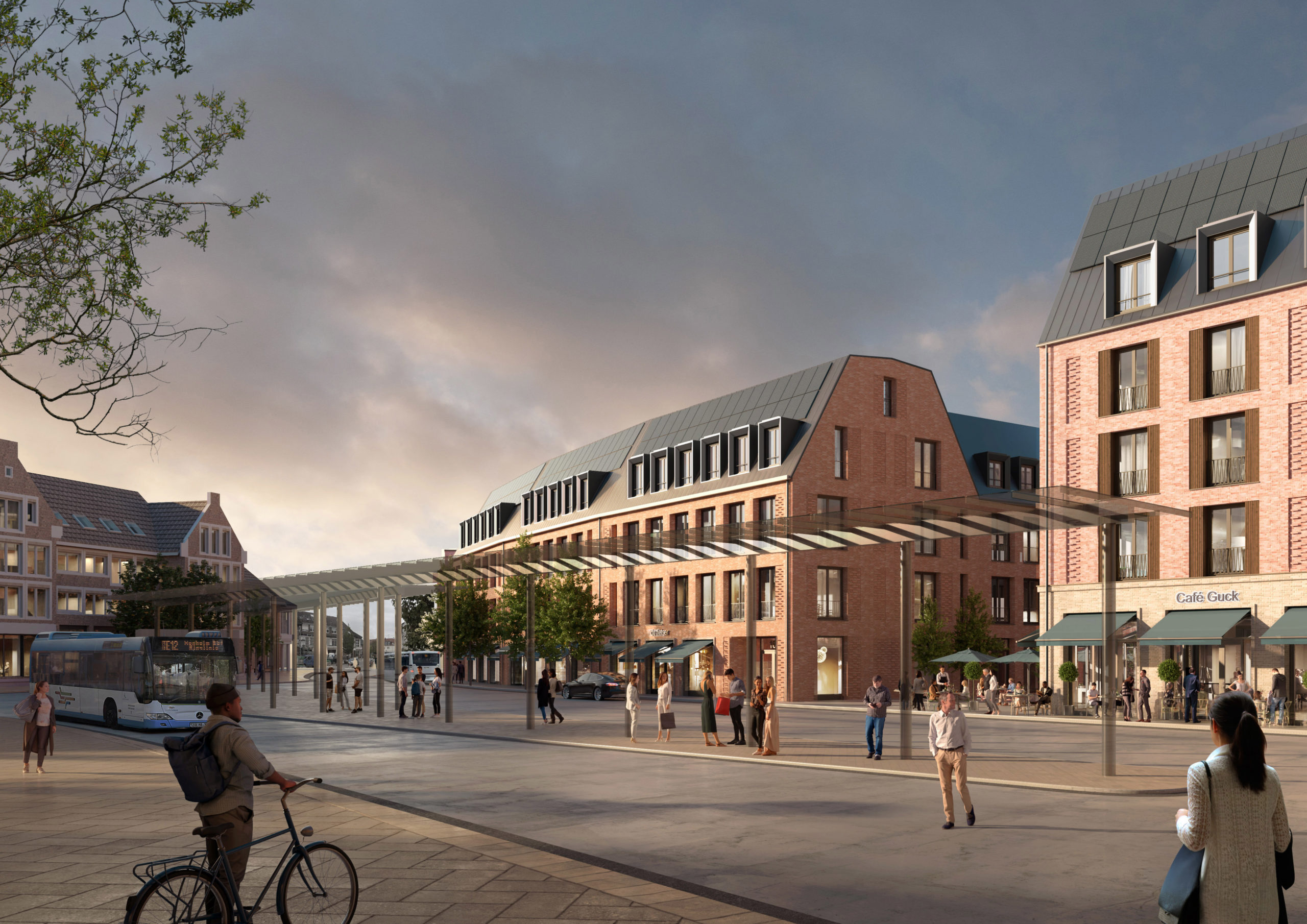 Visualisierung Monheim Mitte