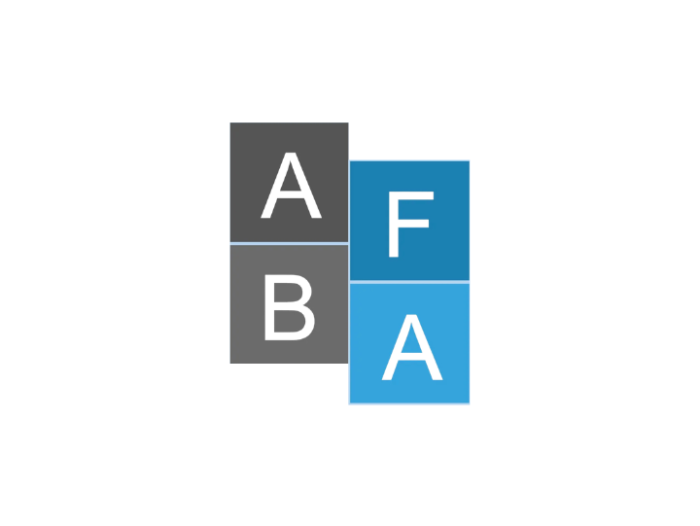 Das Logo von AFBA (Allergikerfreundliches Bauen)