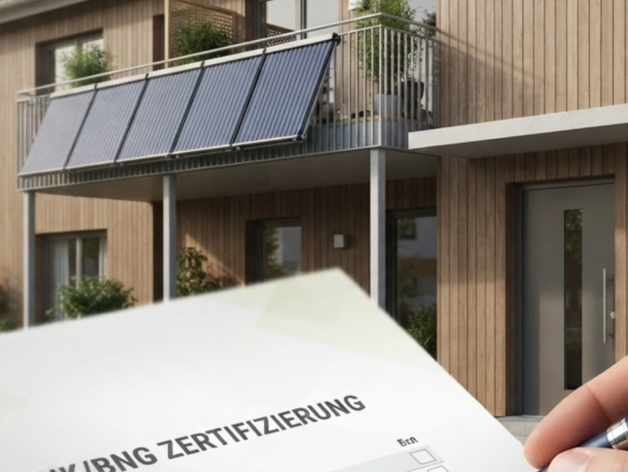 Ein Wohngebäude wird, entsprechend der Anforderungen der BNK/BNG Zertifizierung, ausgezeichnet